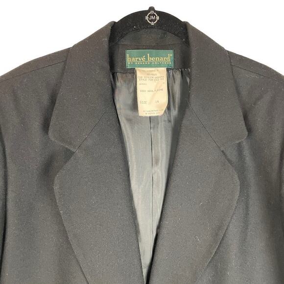 Vintage Harve Benard 100% wool single button blazer - Picture 2 of 6